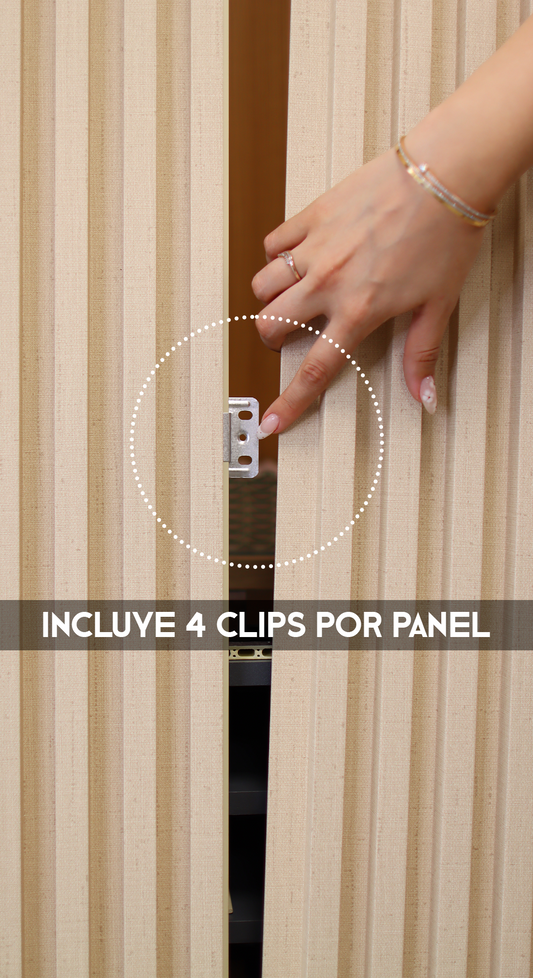 Caja Panel Decorativo - Champagne - Revestimiento Línea Tradicional - Caja 10 un - 3.8 m²- Wall Panel WPC