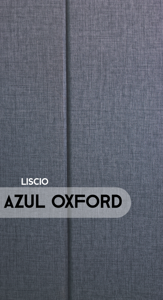 Caja Panel Decorativo - Liscio Azul Oxford- Revestimiento Línea Liscio- Caja 5 un - 4.8 m² - Wall Panel Liscio
