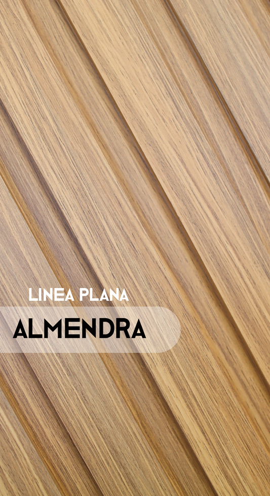 (PRE-VENTA) - Caja Panel Decorativo - Plano Almendra - Revestimiento Línea Plana - Caja 10 un-  4.8 m² -  Wall Panel Plano