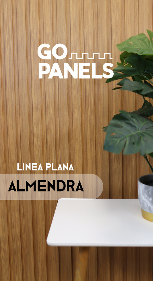 (PRE-VENTA) - Caja Panel Decorativo - Plano Almendra - Revestimiento Línea Plana - Caja 10 un-  4.8 m² -  Wall Panel Plano