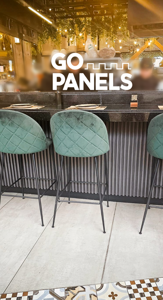 Caja Panel Decorativo -Gris Luxor - Revestimiento Línea Tradicional - Caja 10 un - 3.8 m²