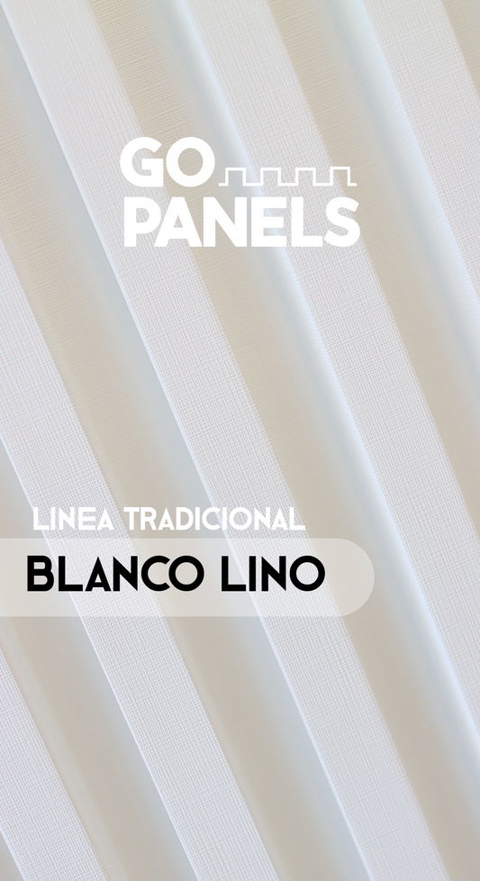 (PRE-VENTA) Blanco Lino - Tradicional - Caja Panel Decorativo - Revestimiento Línea Tradicional - Caja 10 un - 3.8 m²- Wall Panel WPC - Revestimiento Interior y Exterior Techado
