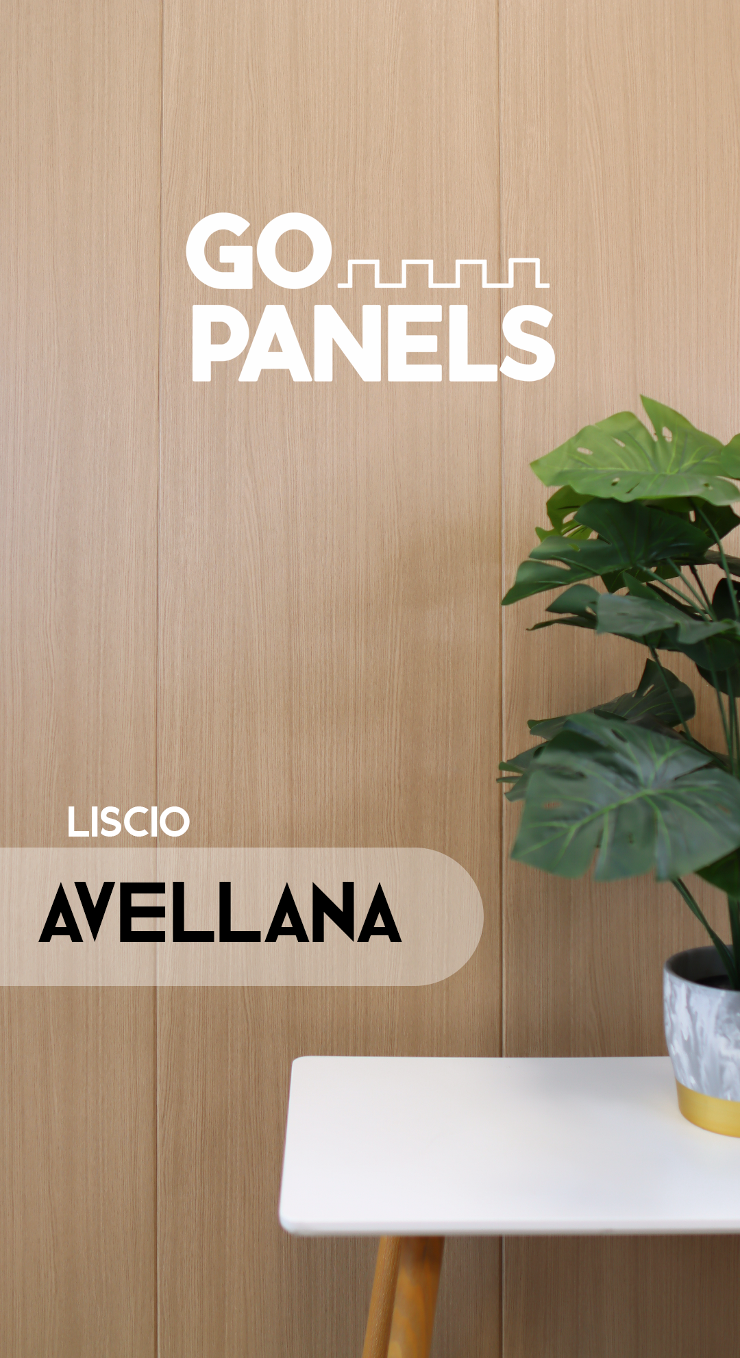 Avellana - Liscio - Caja Panel Decorativo - Revestimiento Línea Liscio- Caja 5 un - 4.8 m² - Wall Panel Liscio - Revestimiento Interior y Exterior Techado