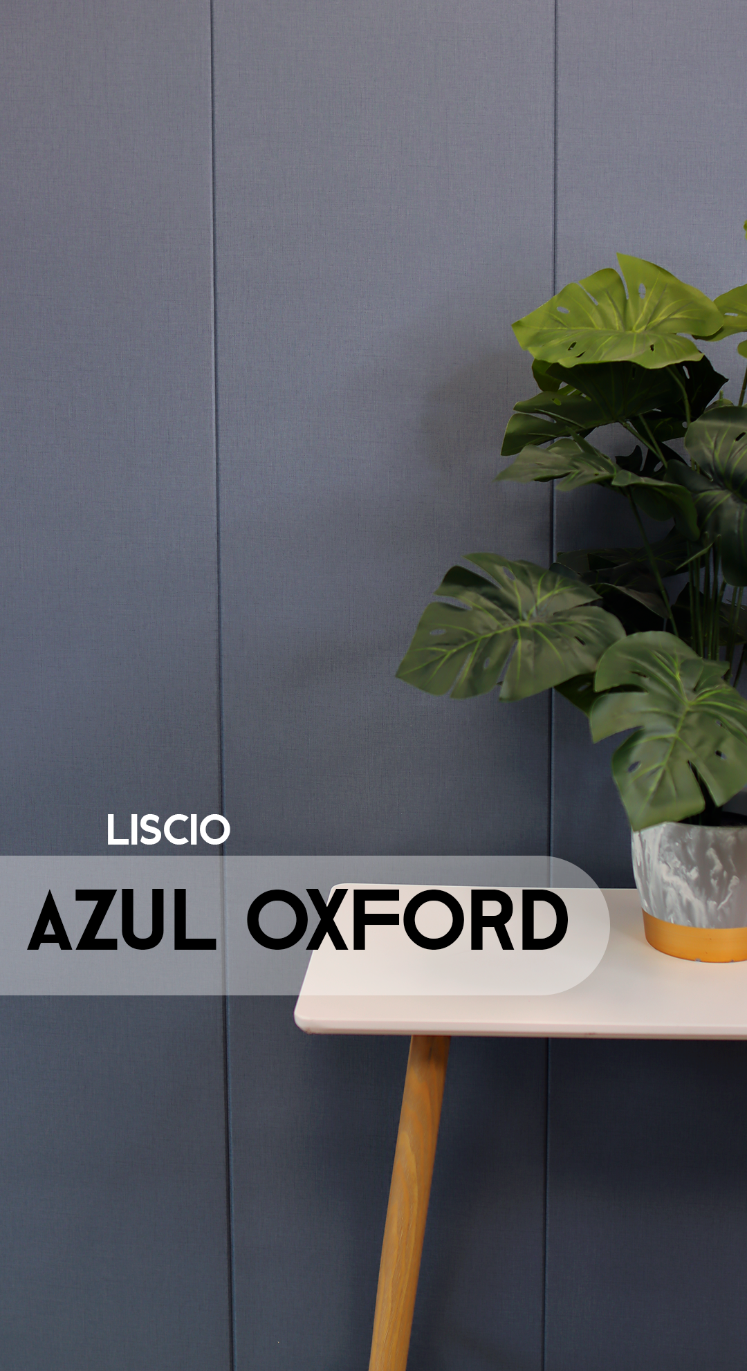 Azul Oxford - Liscio - Caja Panel Decorativo - Revestimiento Línea Liscio- Caja 5 un - 4.8 m² - Wall Panel Liscio - Revestimiento Interior y Exterior Techado