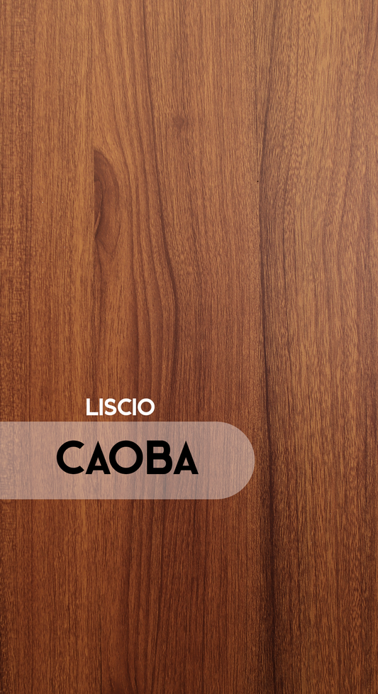 Caja Panel Decorativo - Liscio Caoba - Revestimiento Línea Liscio- Caja 5 un - 4.8 m² - Wall Panel Liscio