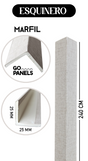PERFIL ESQUINERO MARFIL 2,5X2,5X240 CM
