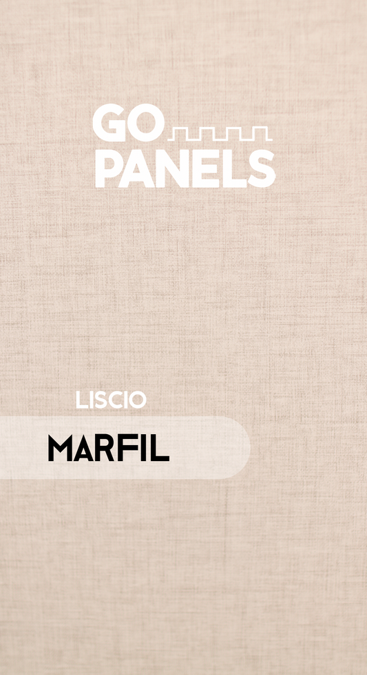 Caja Panel Decorativo - Liscio Marfil - Revestimiento Línea Liscio- Caja 5 un - 4.8 m² - Wall Panel Liscio